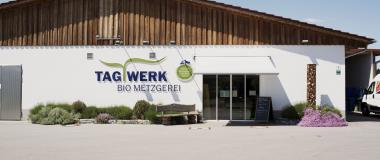 Das Gebäude von Tagwerk. 