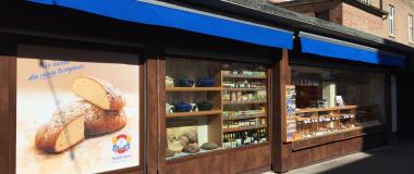 Hier gibt es leckeres Bio-Brot: Die Hofpfisterei auf dem Augsburger Stadtmarkt. Foto: Hofpfisterei