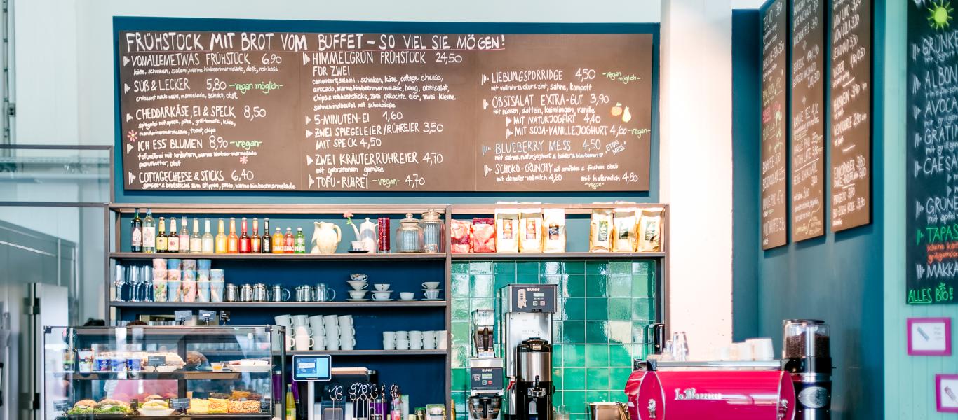 Leckeres Essen im Café Himmegrün